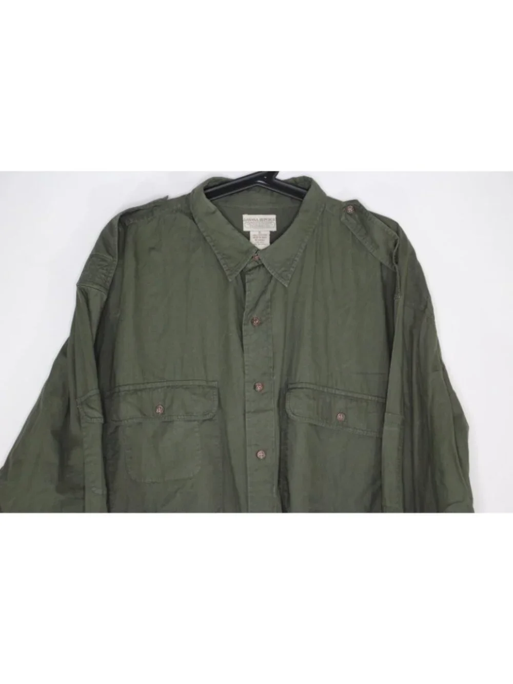 Vintage Banana Republic Mens XL Safari & Travel Button Up Shirt A1766